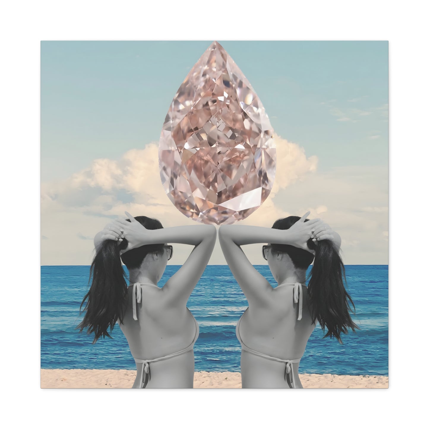 Beach Life Matte Canvas Art Coastal Wall Art