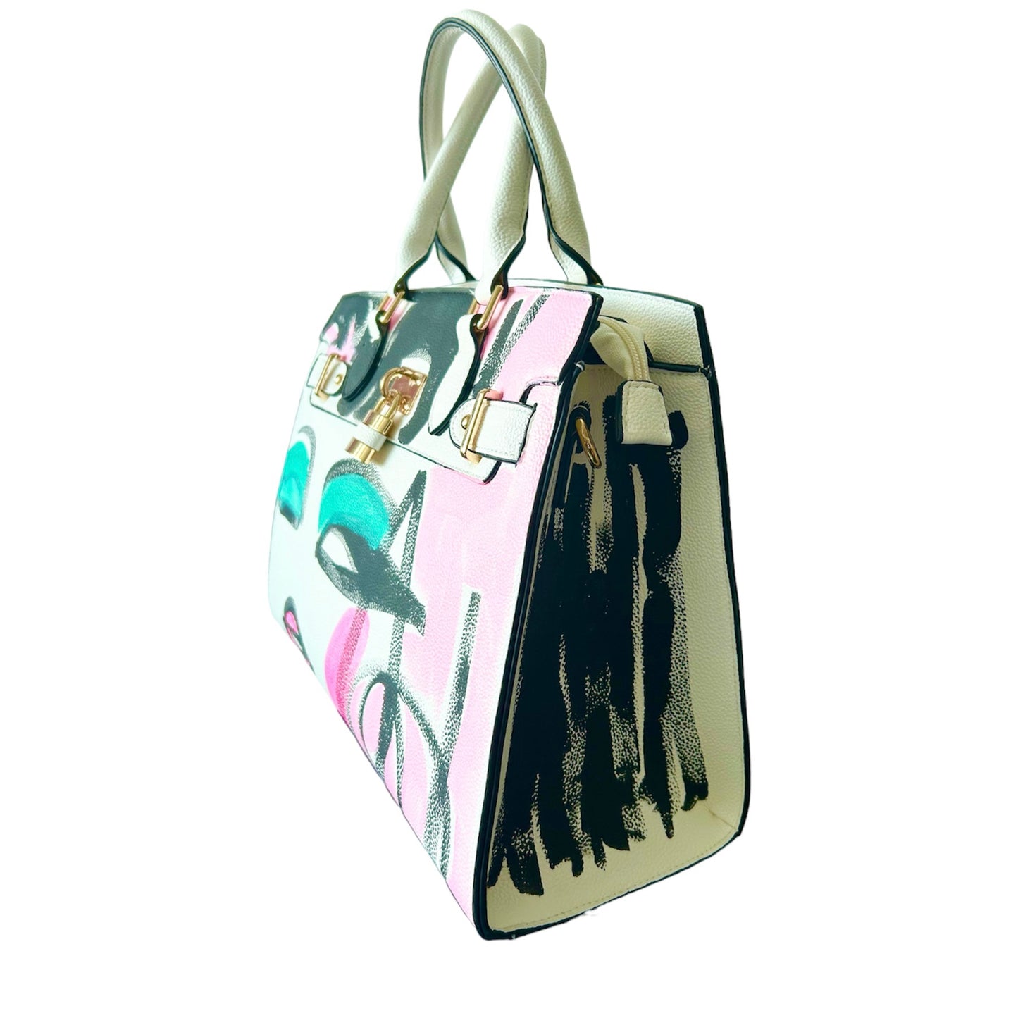 One-of-a-Kind Hand-Painted Handbag – The Muse | Wearable Art Bag
