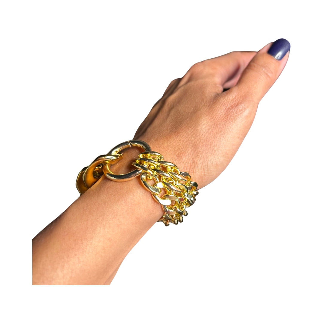 Chunky Rhinestone Chain Link Bracelet image 5