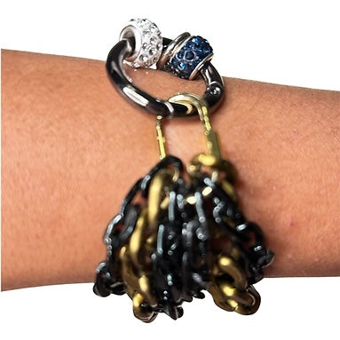 Chunky Three-tone Chain Link Bracelet image 5