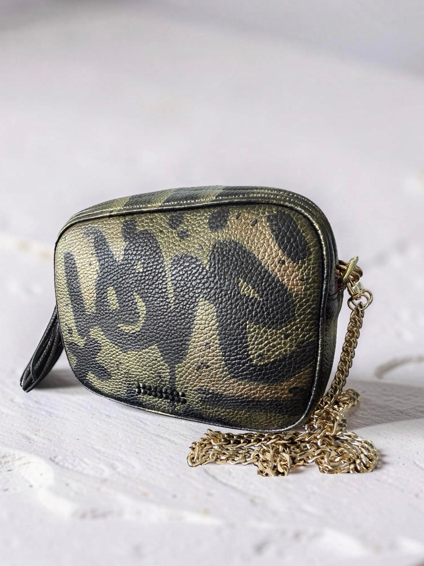 Leather Crossbody - Golden girl