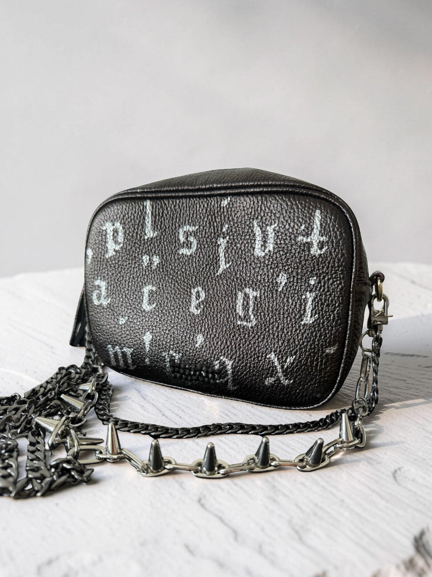 Leather Crossbody - Old English
