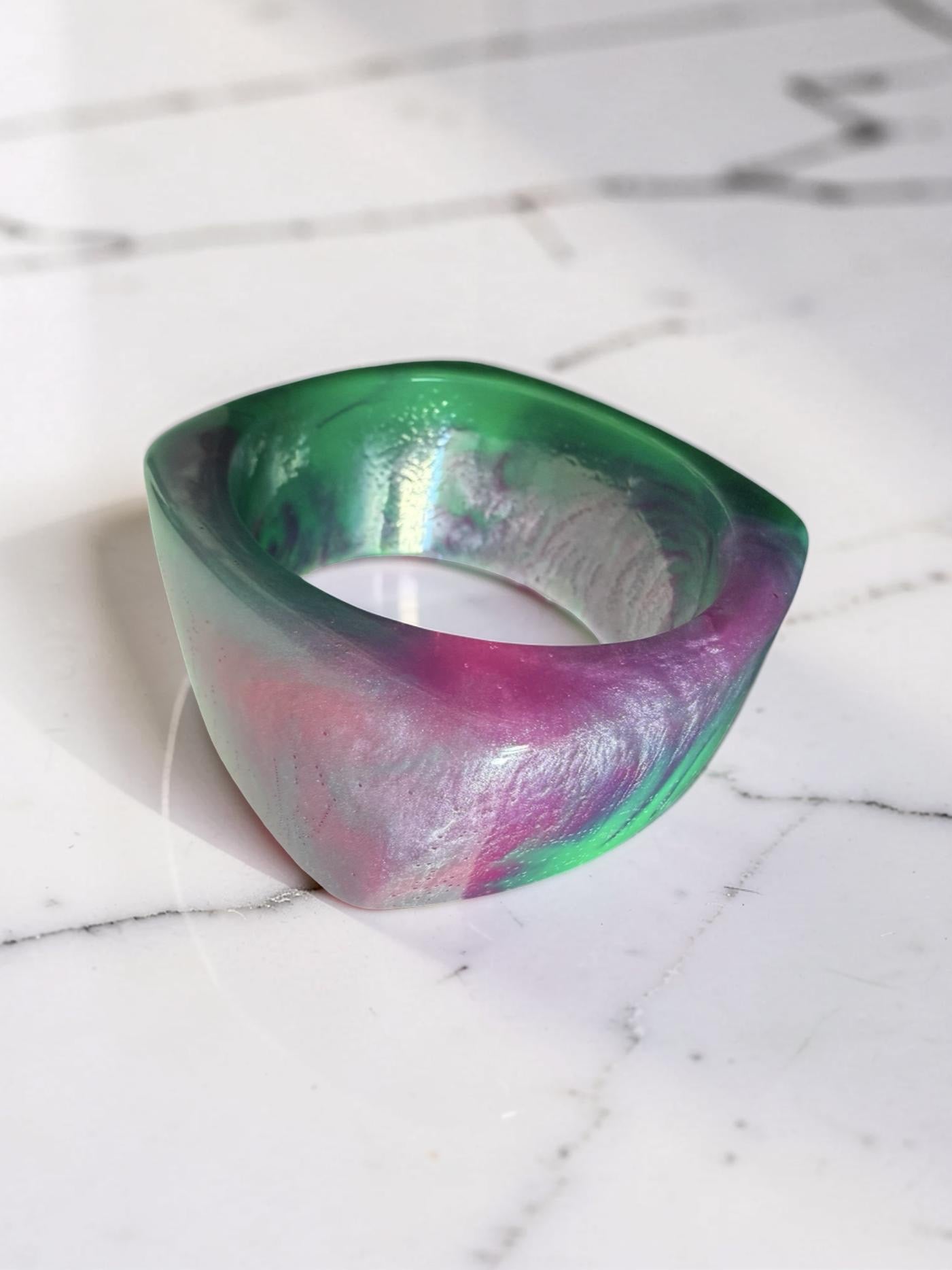 Handcrafted Resin Bracelet Color - Mixed Vineyard