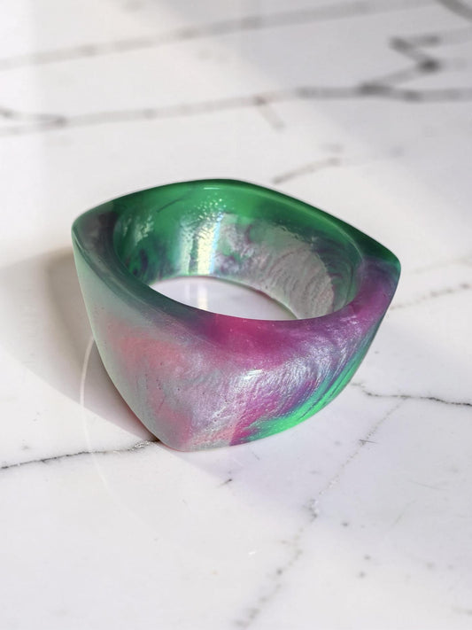 Handcrafted Resin Bracelet Color - Mixed Vineyard
