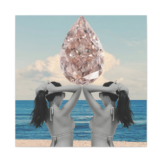 Beach Life Matte Canvas Art Coastal Wall Art