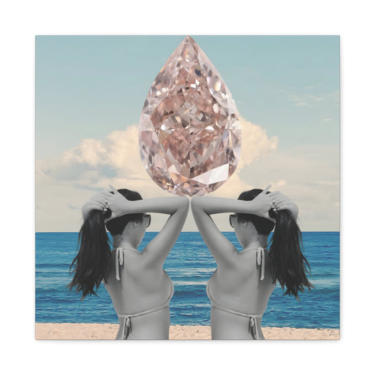 Beach Life Matte Canvas Art Coastal Wall Art