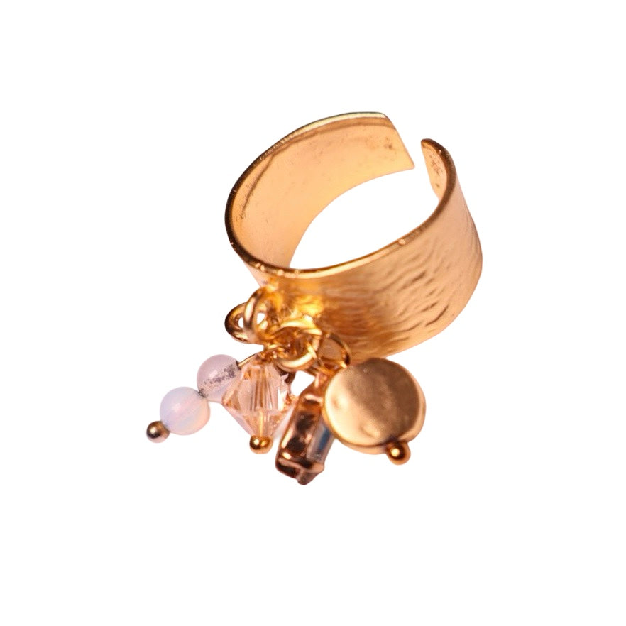 Charm Ring - Moonstone Sparkle image 2