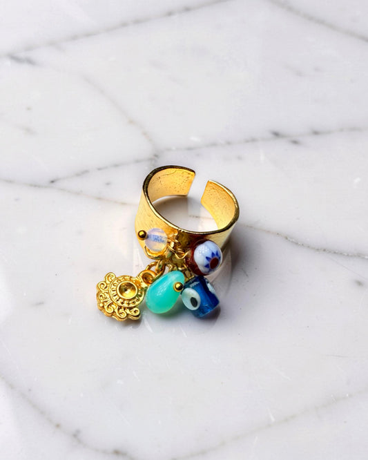 Charm Ring - Evil Eye Beach Ring
