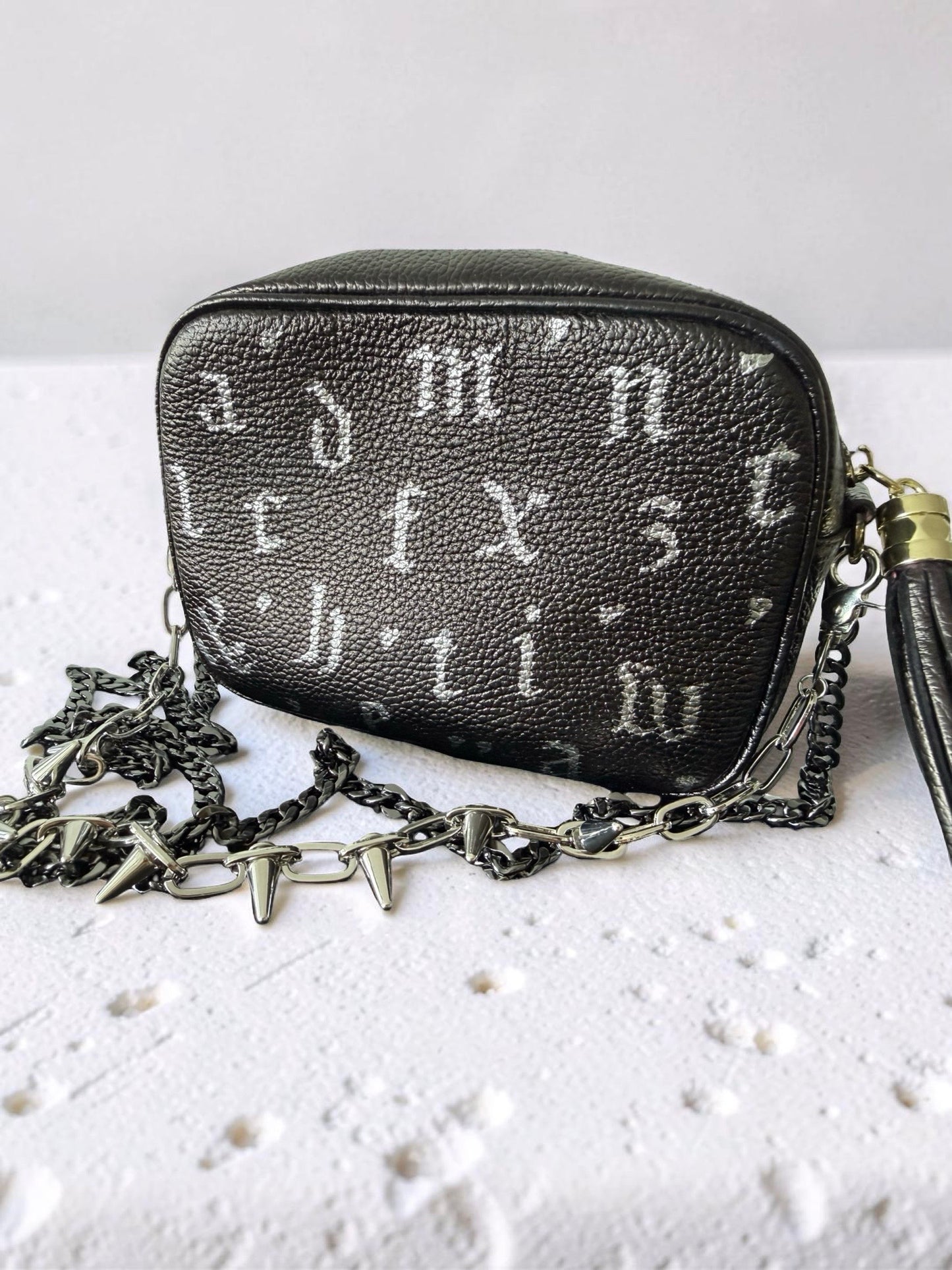 Leather Crossbody - Old English