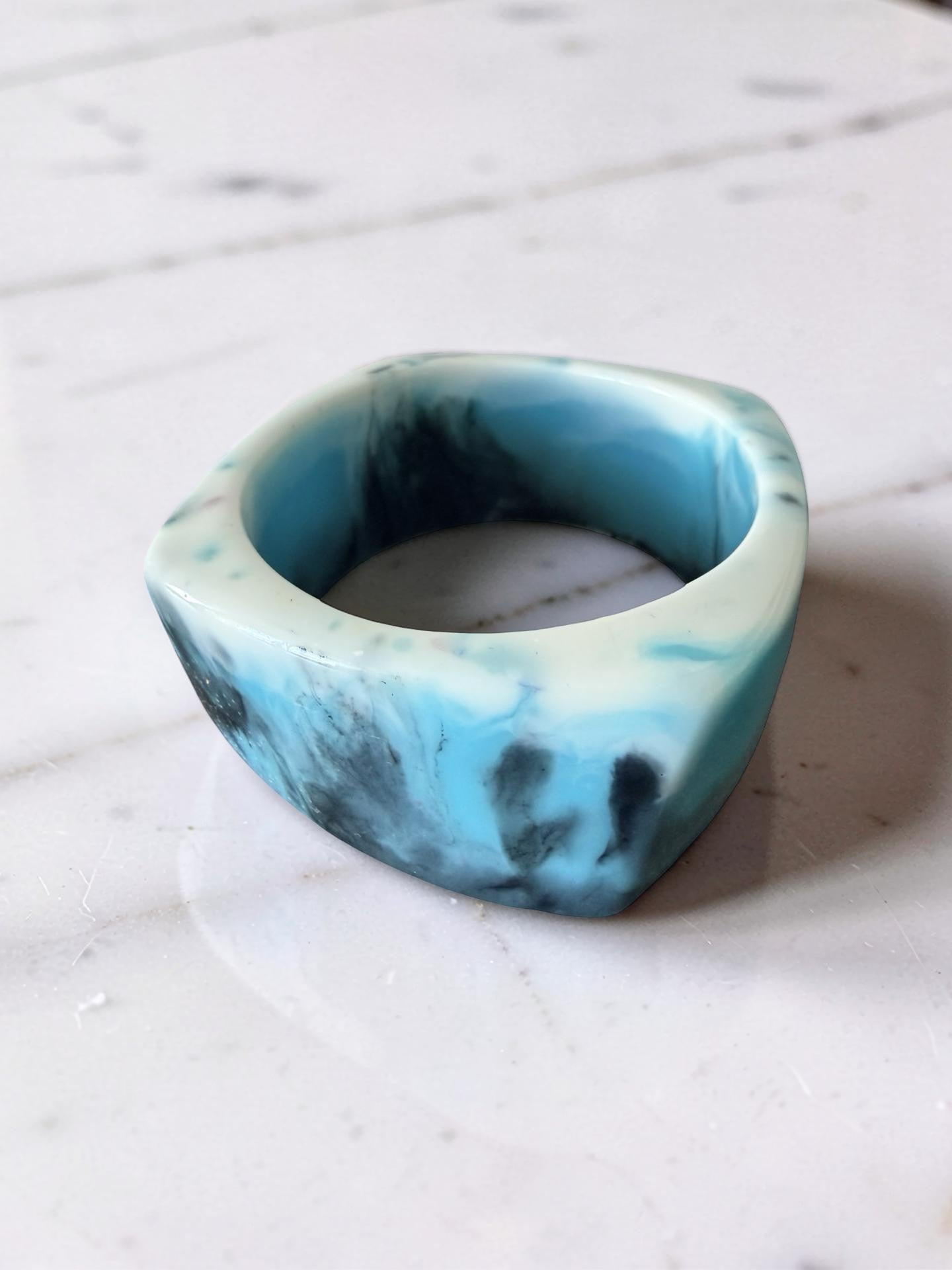 Handcrafted Resin Bracelet - Ocean View