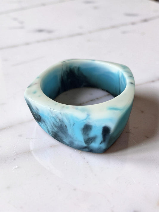 Handcrafted Resin Bracelet - Ocean View