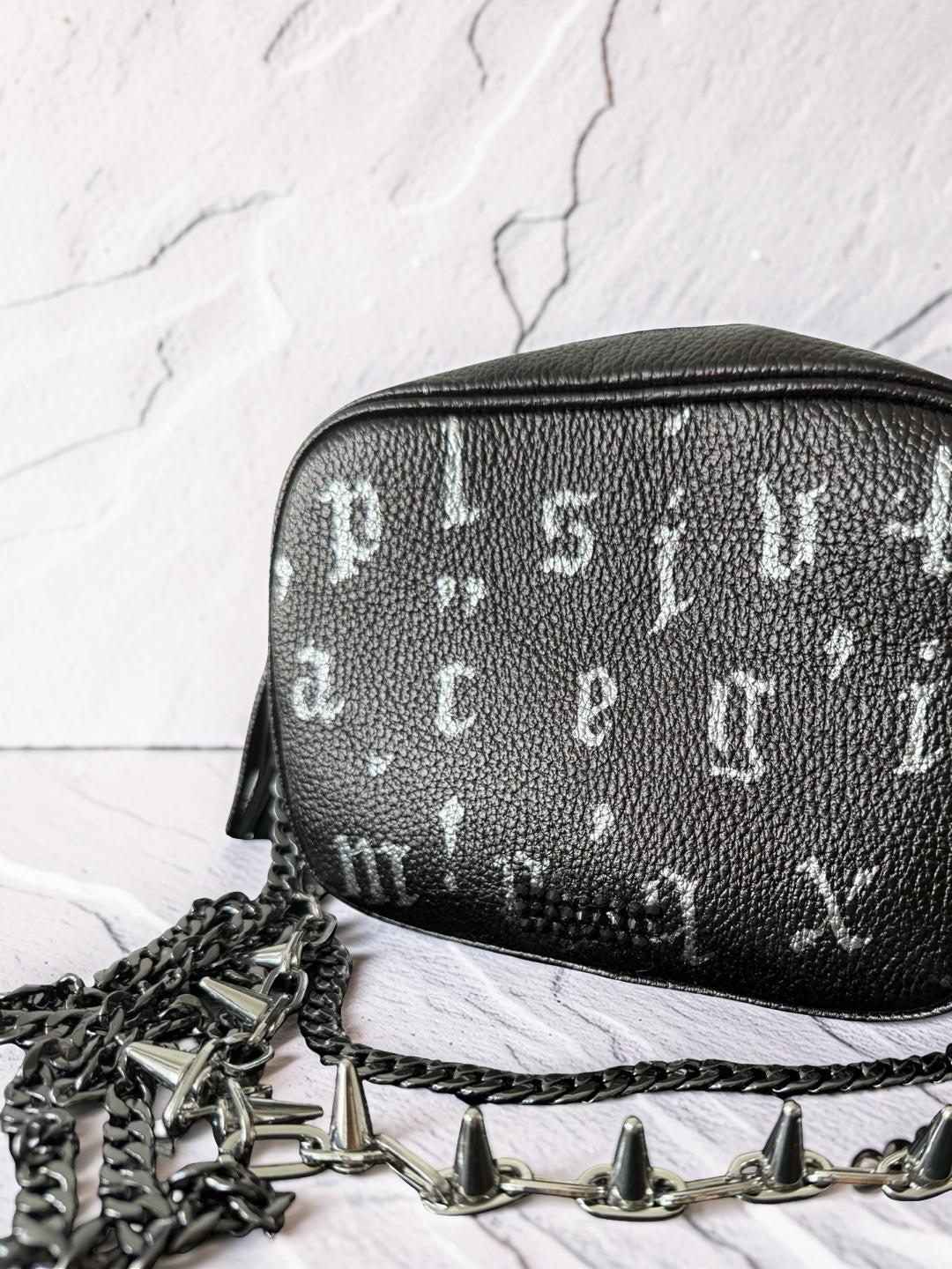 Leather Crossbody - Old English