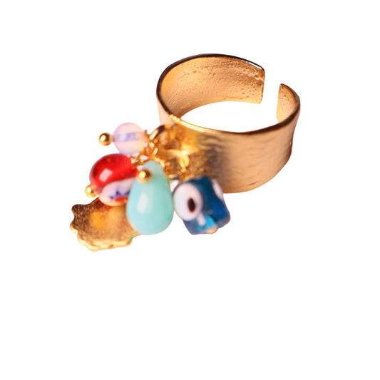 Charm Ring - Evil Eye Beach Ring image 1
