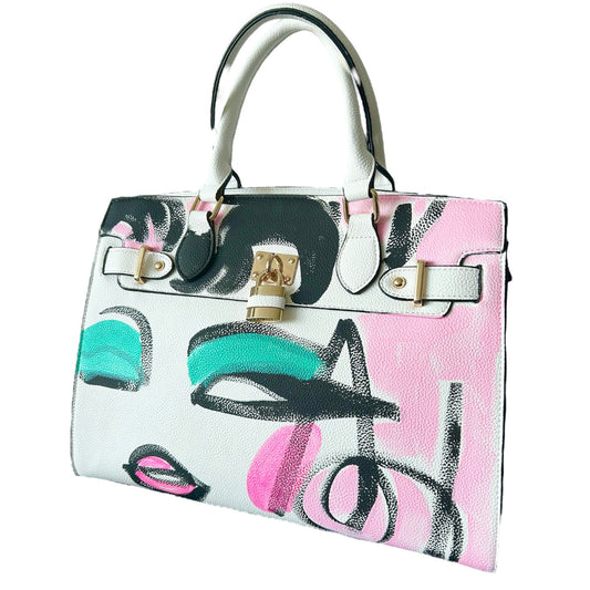 One-of-a-Kind Hand-Painted Handbag – The Muse | Wearable Art Bag