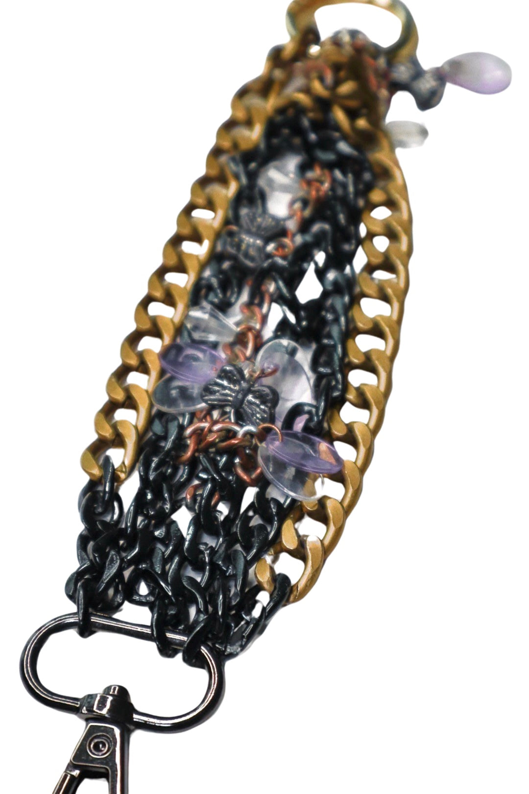 Chunky Three-tone Chain Link Bracelet image 1