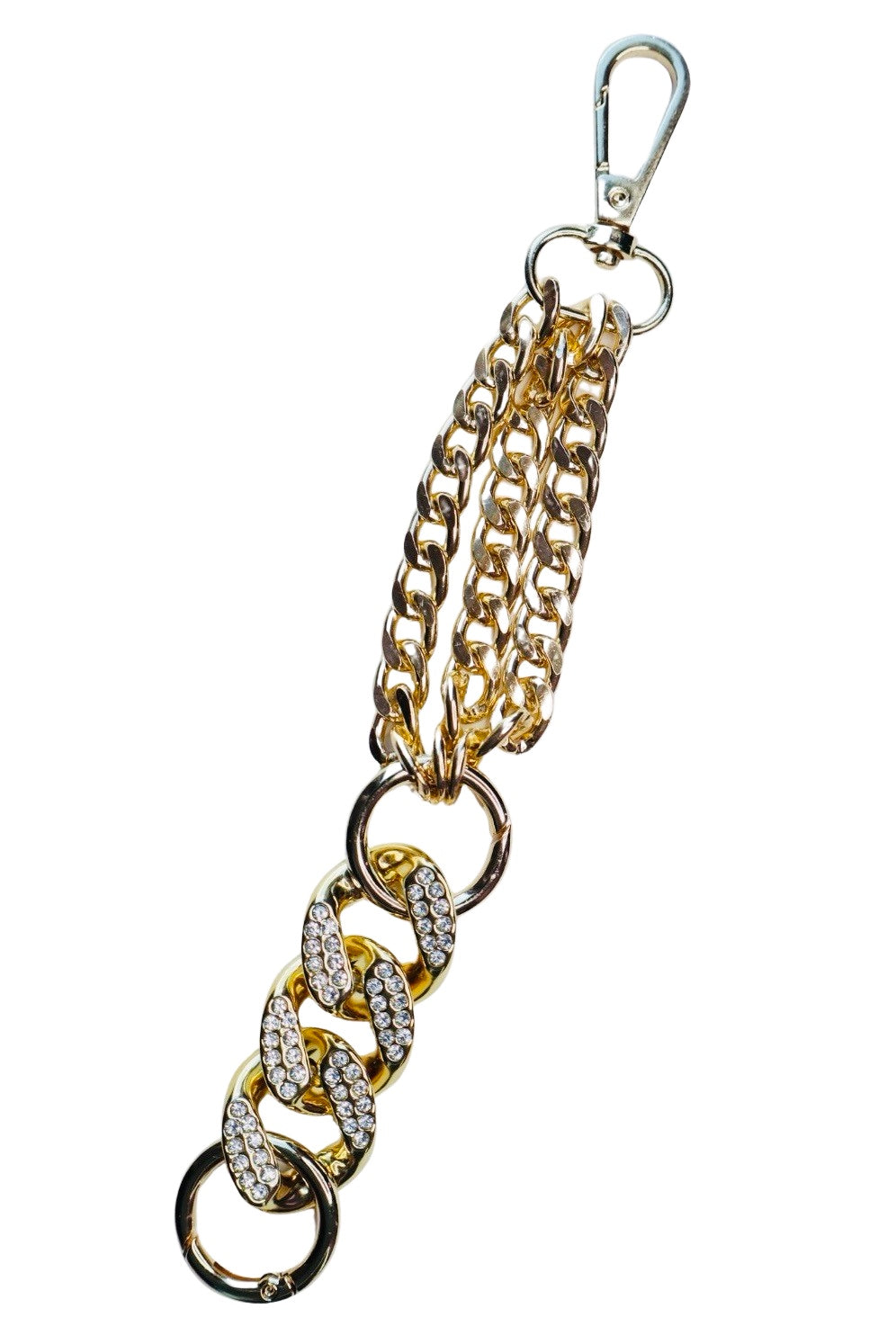 Chunky Rhinestone Chain Link Bracelet image 2