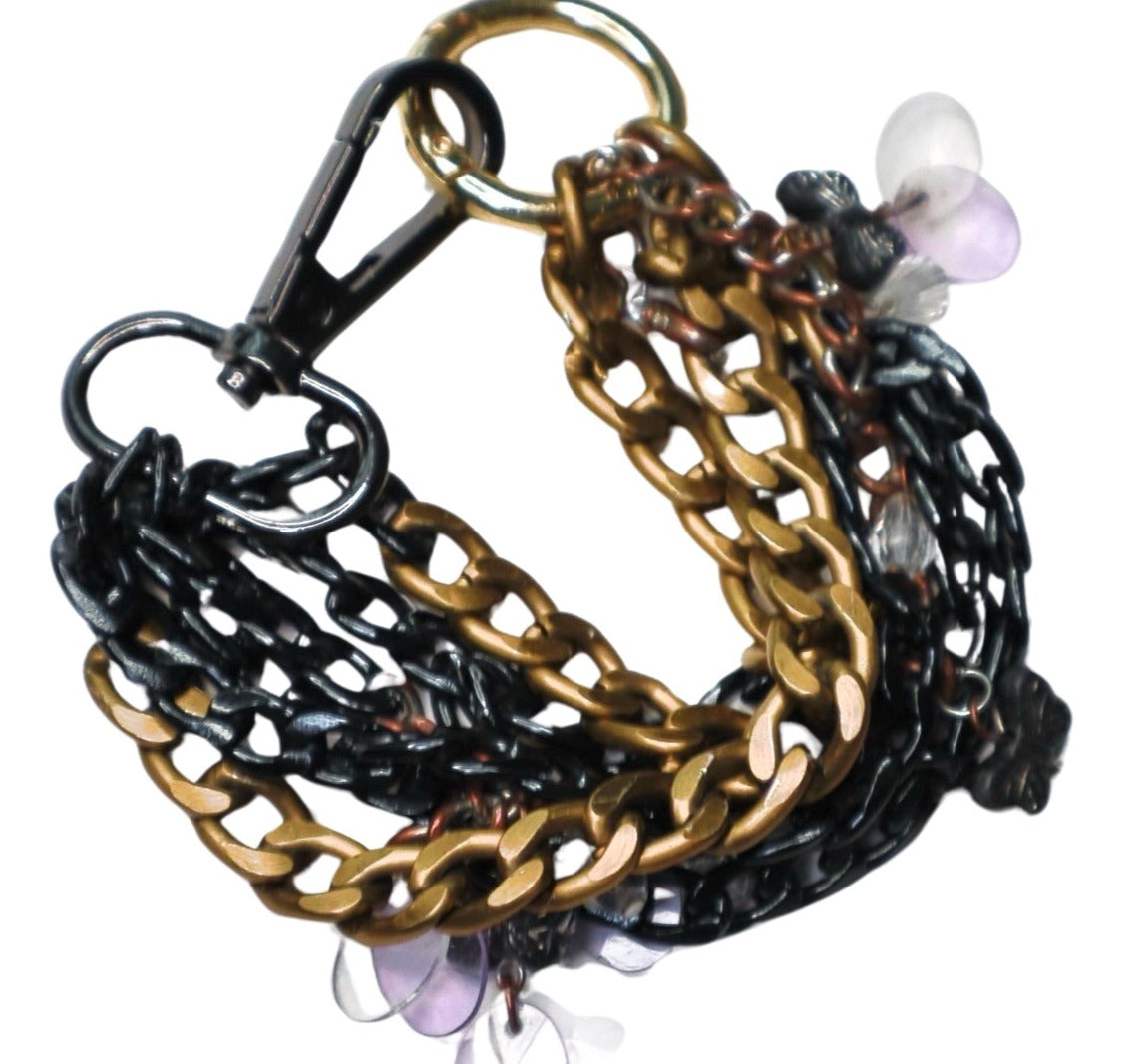 Chunky Three-tone Chain Link Bracelet image 2