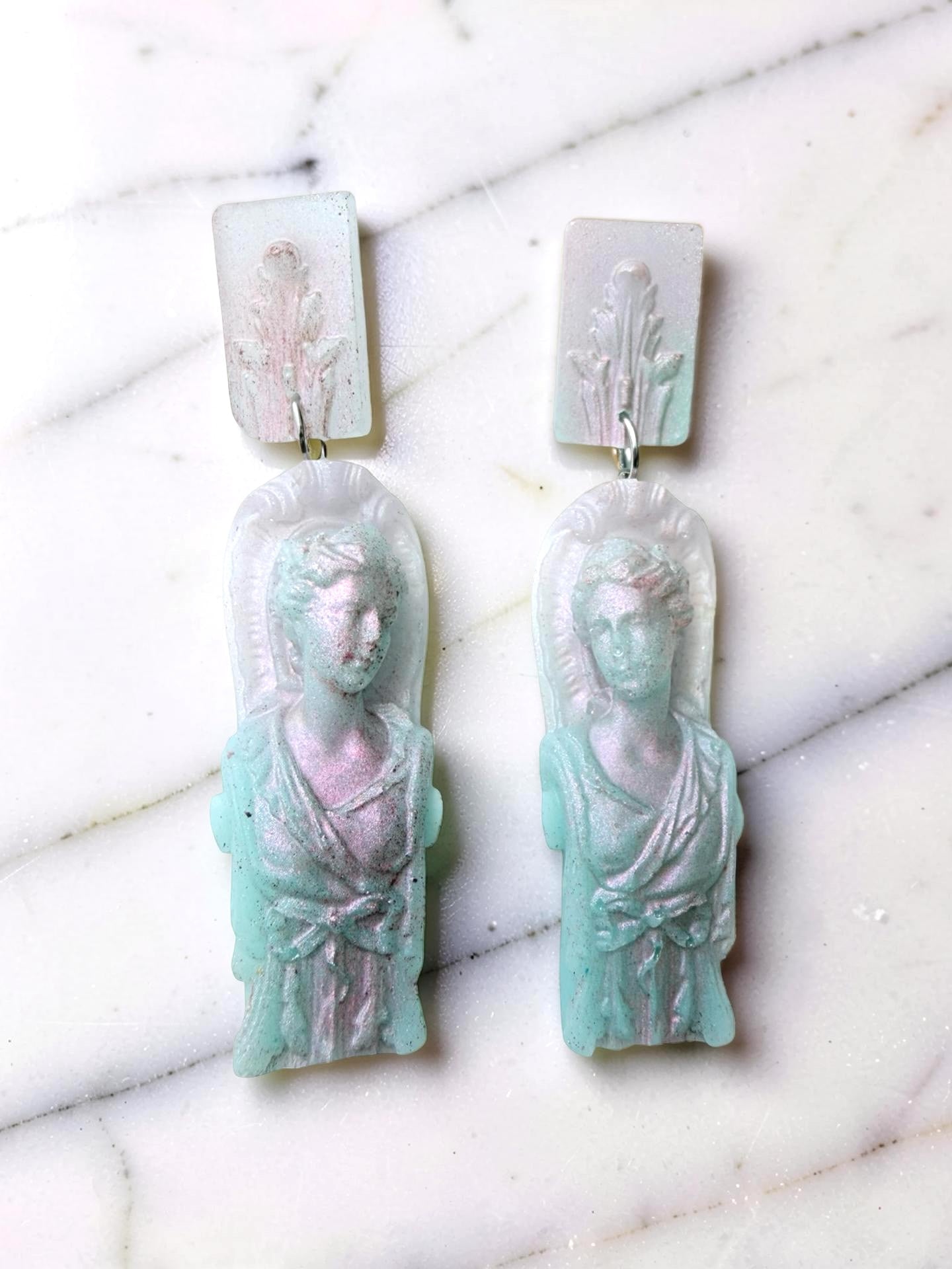 The Ethereal Goddess Earring in Dream Blue