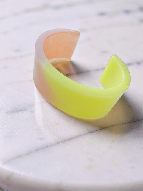 Handcrafted Resin Bracelet - Lemonade