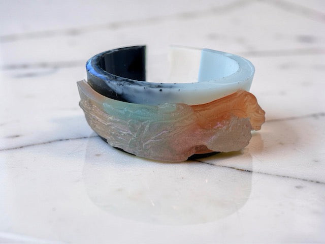 The Ethereal Goddess Cuff - Black & White