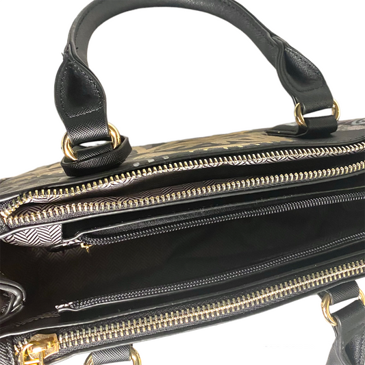 One-of-a-Kind Street Art Mini Colorful Satchel Crossbody Handbag